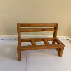 houten planten bankje